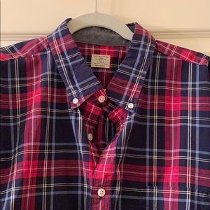 Plaid J.Crew button down